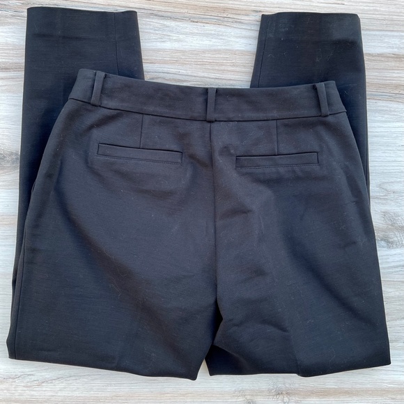 Kate Spade Black Cropped Tapered Pants -  Sz 2 - Picture 2 of 6